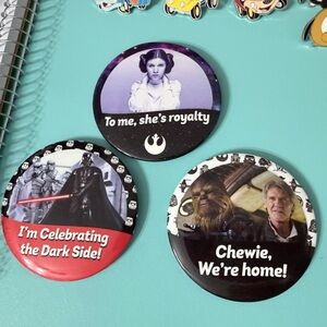 Star Wars inspired Park Buttons